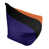 Mauve / noir / orange sélectionné