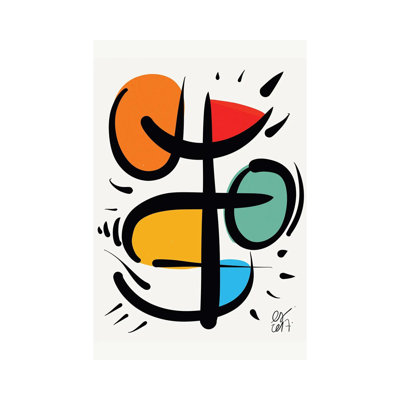 Lyrical Abstract Energy by Emmanuel Signorino - Wrapped Canvas Print
