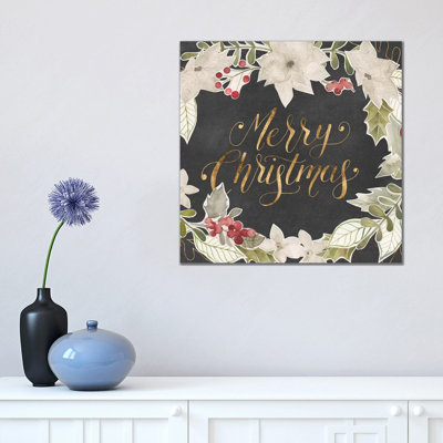 Gilded Christmas Collection A by Grace Popp - Textual Art