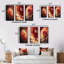 «Orange Dahlia Flower», 3 pièces sur toile-891489298-891489299