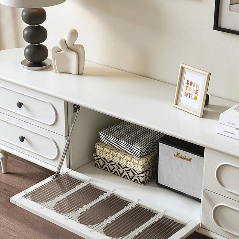 Meuble télé style français French Cream, 94.49"