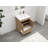 Carliss 24'' Single Bathroom Vanity with Acrylic Top-579526428-579526429