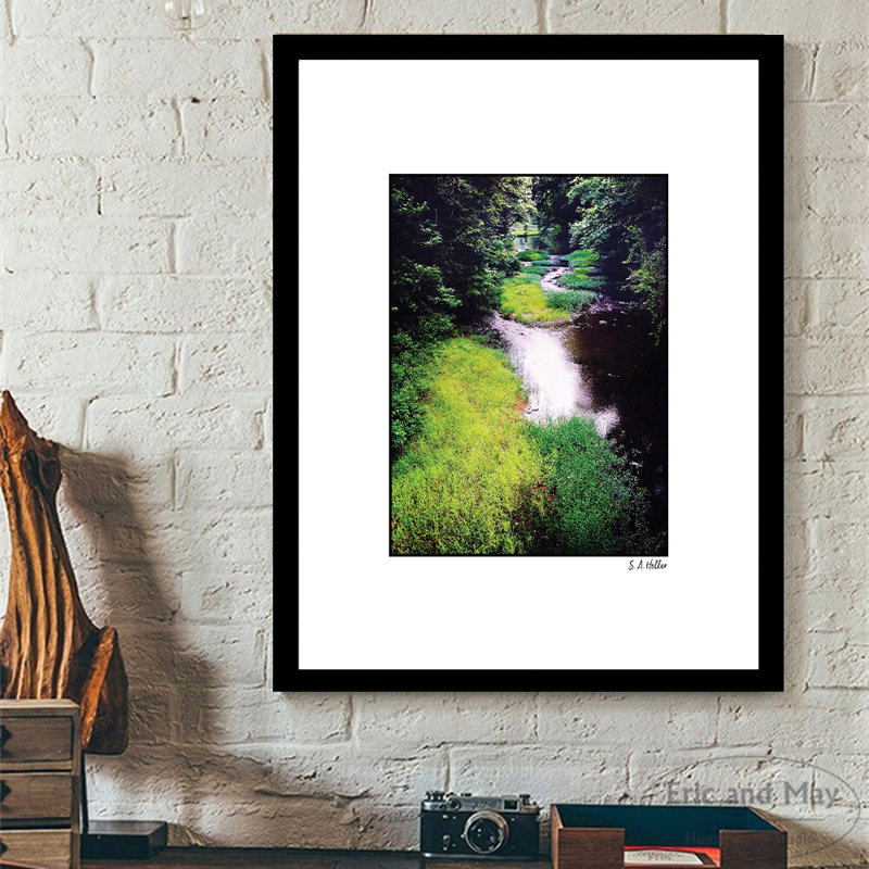 Summer Creek - photographie avec cadre photo