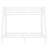 Metal Twin Over Full Bunk Bed For Teens And Adults,Space-Saving/Noise Reduced/No Box Spring Needed, White-1346982516-1346982507