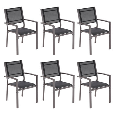6-Piece Patio Dining Chair Sets