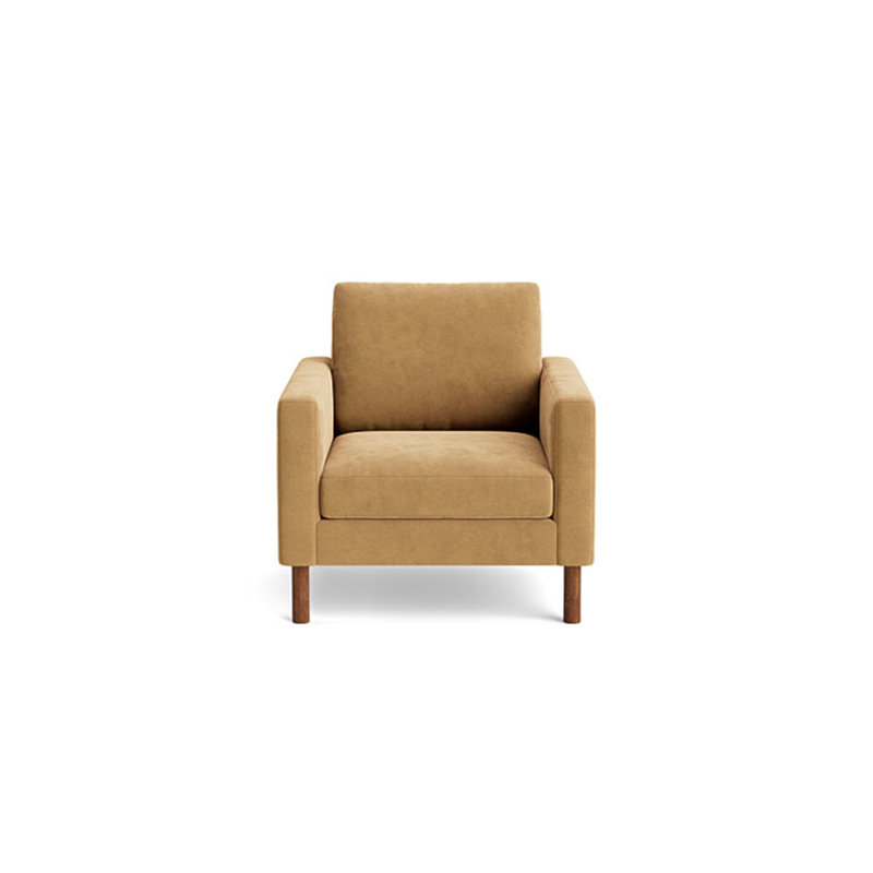 Laguna Chair, Performance Velvet - Nutmeg