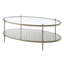 Steel and Tempered Glass Top Coffee Table-301728508