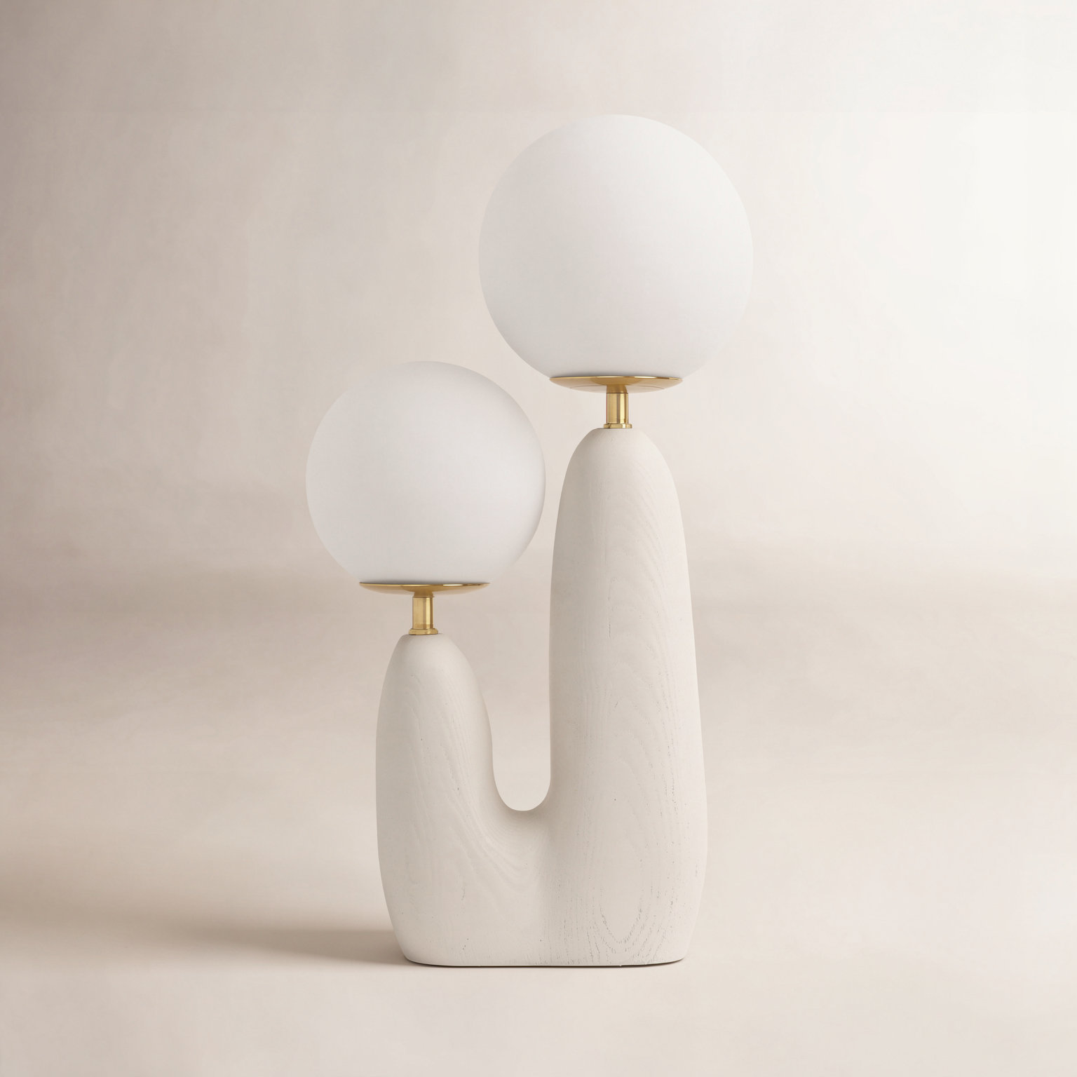 Ilsa Resin Novelty Lamp, Almond