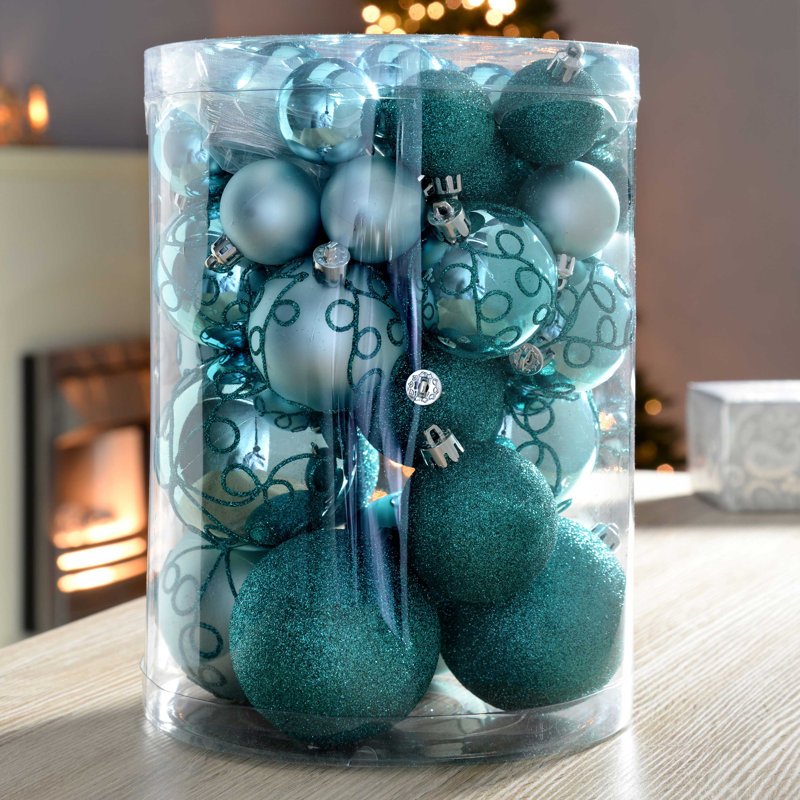 24.39cm Bauble, Turquoise