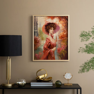 «WOMEN Series DCCDXVI», reproduction encadrée - bois massif