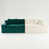 Green/White Velvet
