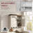 Bathroom Wall Cabinet Over Toilet with Adjustable Shelves, Medicine Cabinet Storage Organizer for Bathroom Kitchen Garage, Hanging Towel Hook, Space Saving-1838770645