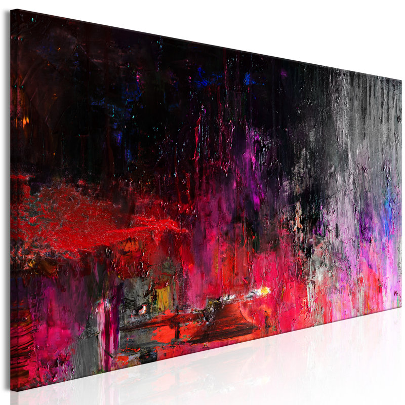 Hot August - Peinture sur toile tendue, H 15,7 po x l 47,2 po