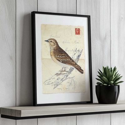 «Wood Lark» par Deborah Revell, reproduction d'art sur toile