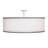 Cilindro Textrene Fabric Semi Flush Mount