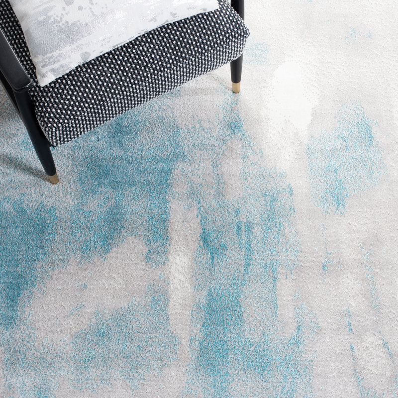 Barinholtz Performance Abstract Rug, Runner 2' x 8'