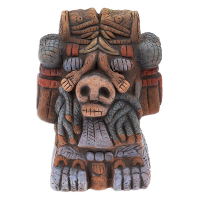 Bungalow Rose Handmade Coatlicue Spirit Ceramic Sculpture
