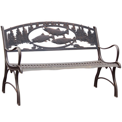 Banc de parc en fonte Henkel Trout