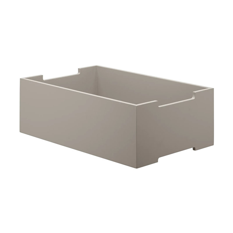 Blomus Box, 14.1cm H x 39.1cm W x 24.8cm D, Grey
