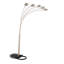Lampe sur pied avec abat-jour courbé-107080917