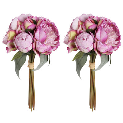 Fleurs de pivoines rétro