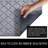 Olanna Non-Slip Ogee design Mats Heavy Duty Easy Clean Outdoor Entrance Front Doormat 24X36 Inches-1525022175