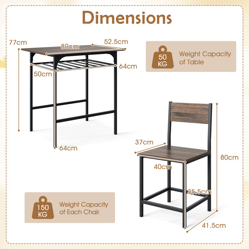 2 - Person Dining Set