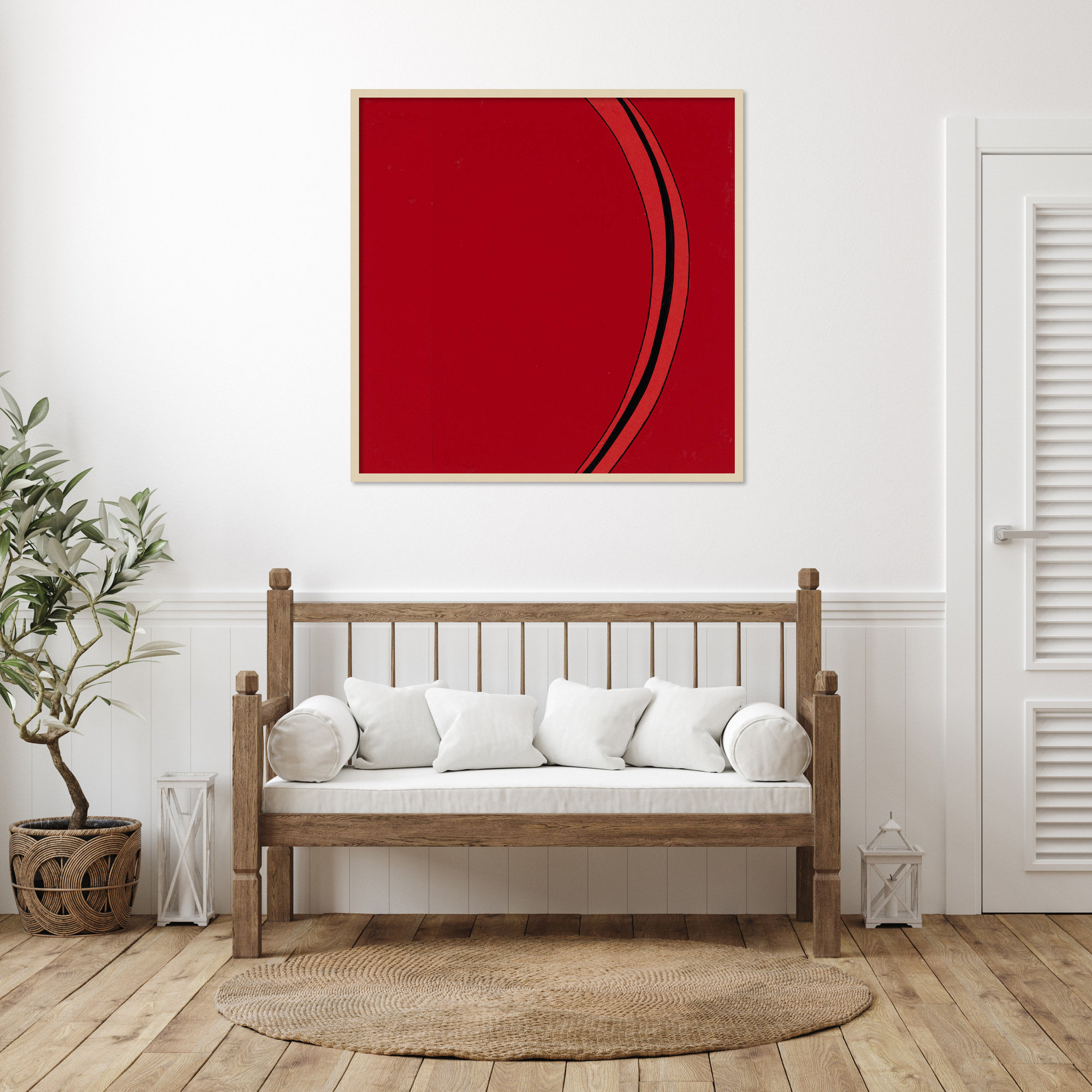 Segment by Alex Dunn, Brown, 41" H x 41" W