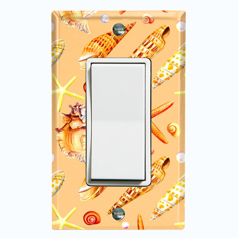 Nautical & Beach 1 - Gang Rocker Standard Wall Plate