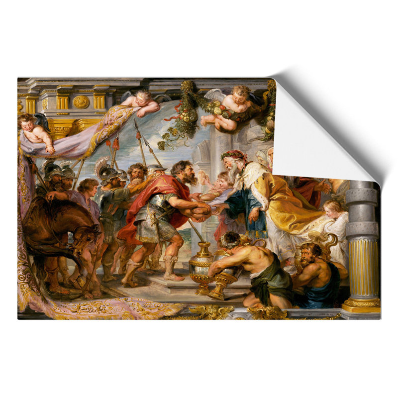 Meeting Of Abraham And Melchizedek by Peter Paul Rubens - No Frame Print, 30cm H x 42cm W x 0.1cm D