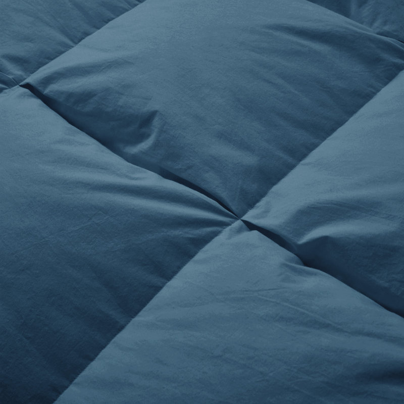 Édredon en duvet 600, Édredon simple en duvet, Bleu