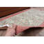 Tapis turc rétro Oushak parfait pour l'espace de cuisine avec des motifs floraux beiges et anatoliens