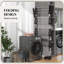 HOMCOM 4-Tier Clothes Airer Foldable with Wheels-106058041