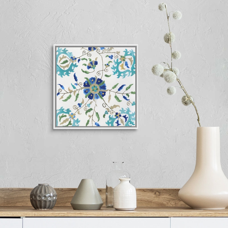 "Jardin de délice II" par Aimee Wilson, reproduction d’art sur toile, Toile blanche encadrée, H 14 po x l 14 po x P 1,75 po