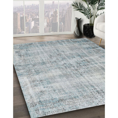 Tapis bleu / gris Ajla