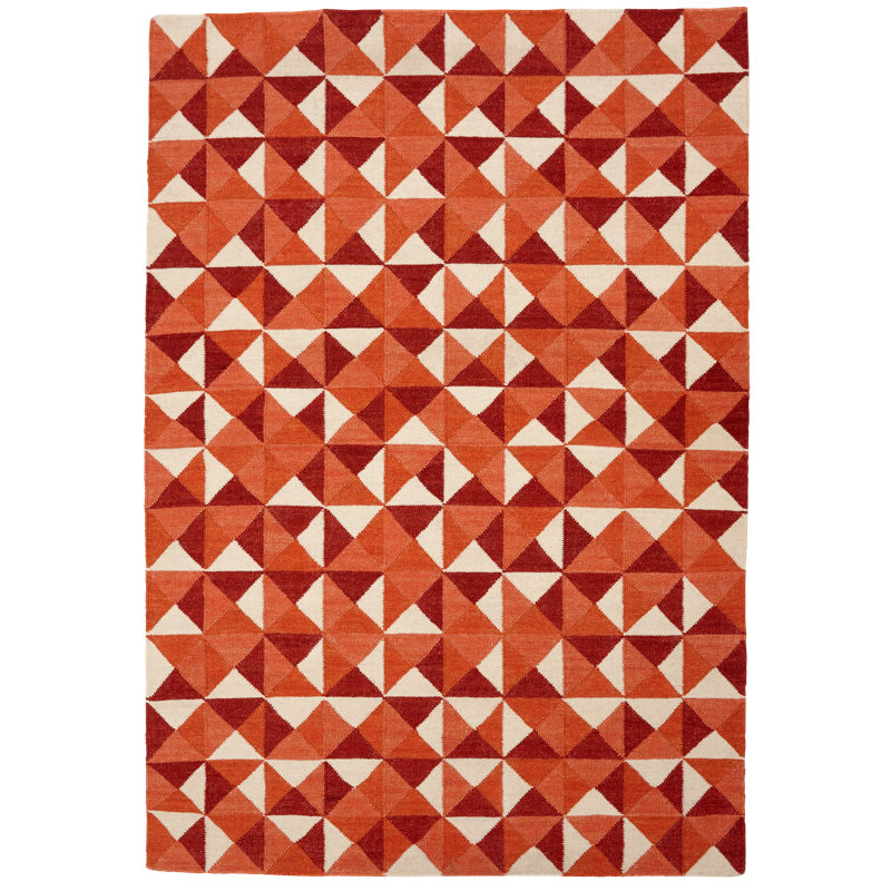 Tyrone Geometric Wool Hand Woven Area Rug, Rectangle 170 x 240cm