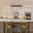 Smither 8 - Light Kitchen Island Rectangle Pendant with Rope Accents