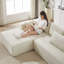 Canapé modulaire en chenille Modern Living Room - L 108 po avec 6 coussins, expérience confortable et spacieuse-121050892