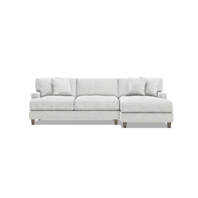 Bernhardt Mila 2-Piece Fabric Sectional