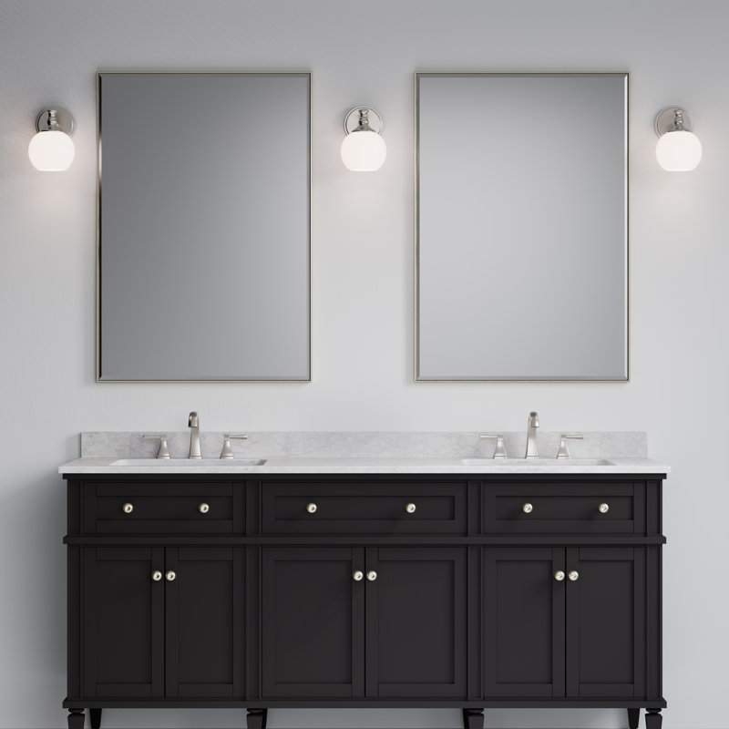 Applique murale 1 lumière 8,5 po Orlisse, Nickel