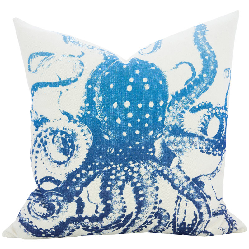 Cotton Reversible Throw Pillow