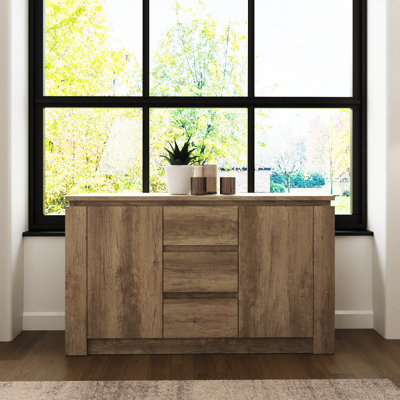 Allred 119 Cm Wide 3 Drawer Sideboard