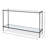 Hand Chased 60'' Glass Top Console Table