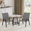 Ensemble de 2 fauteuils d'extérieur en métal thermolaqué-2061075495