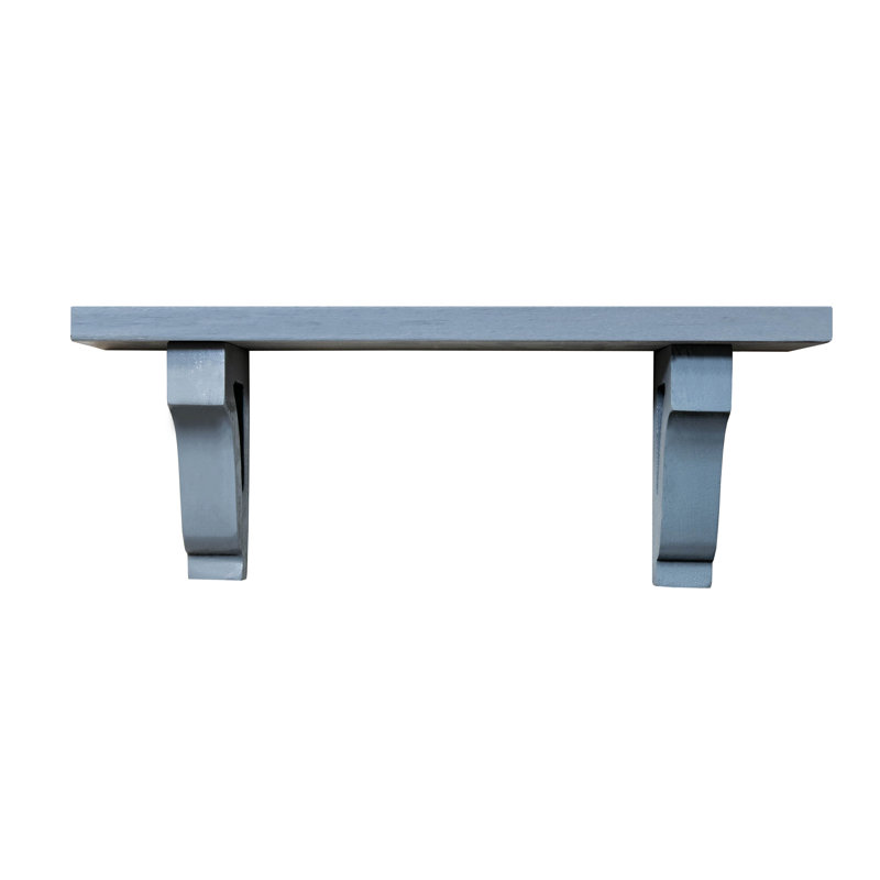 Tablettes de 1 po / corbeaux l, H 8 po x l 30 po x P 6 po