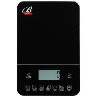  Taylor Glass Top Food Scale with Touch Control Buttons