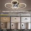 Bulmer Modern Flush Mount Ceiling Fan with Dimmable LED Light Kit,RC,Reversible Blades,6 Speeds - 4 Rings