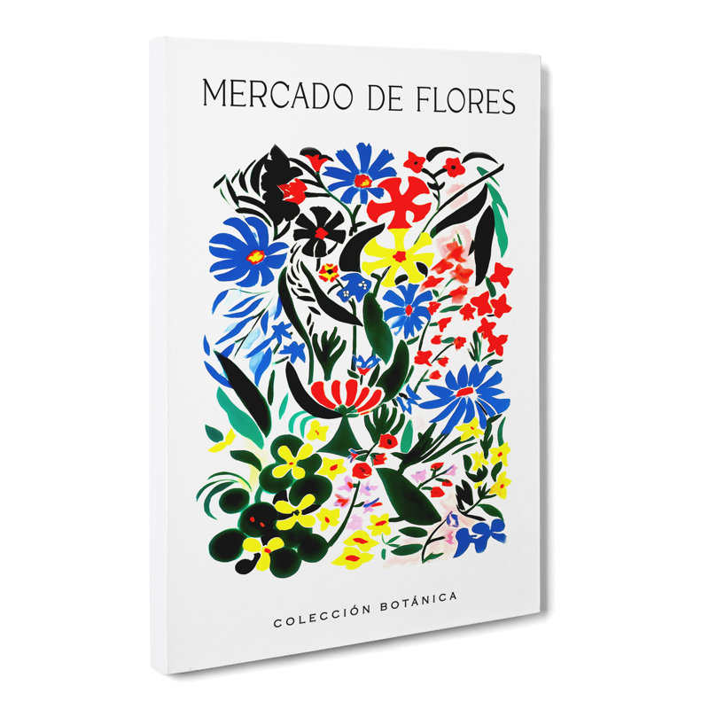 XMKTMKT-143 Botanical Flower Market Exhibition No.6 - Wrapped Canvas Print