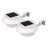 2Pk LED Gutter & Fence Solar Light