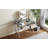33.9" Mirrored Makeup Vanity Desk With Mirror And Lights, Mirrored Console Vanity Table With 2 Big Drawers & Open Shelf, Dressing Table With Charging Station For Bedroom